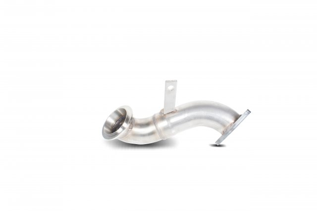 De-cat downpipe for Vauxhall Corsa D 1.4 Turbo black Edition/Astra GTC 1.4 Turbo tail pipe polished