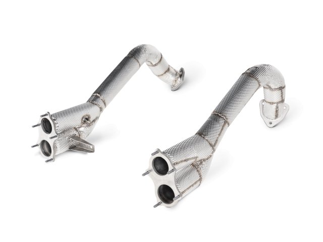Link pipe set (Titanium) for Porsche 718 Cayman GT4 / Spyder - OPF/GPF - 2020 - 2020