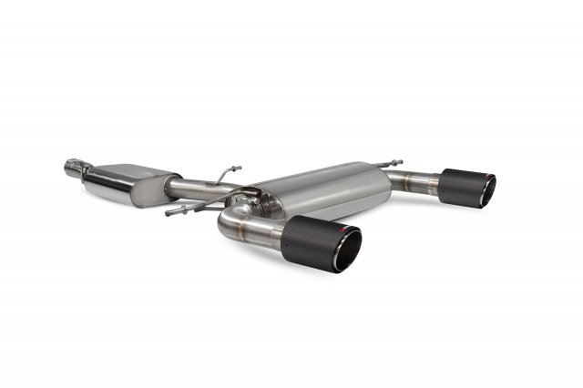Resonated cat-back system with no valves for Audi TT MK3 2.0 TFSi Quattro Non GPF Model Only 2015 - 2019 Ascari tail pipe