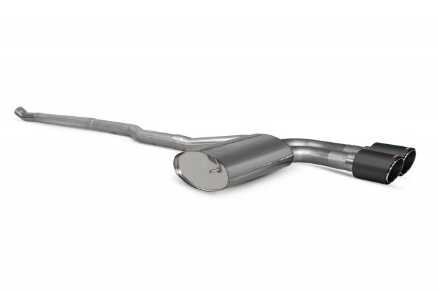 Non-resonated cat-back system for Mini Mini Cooper S F55, Non GPF Model 2014 - 2018 Ascari tail pipe