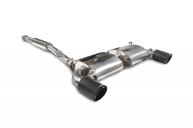 Non-resonated cat-back system for Subaru GT86/Scion FR-S/BRZ Non GPF Model Only 2012 - 2021 Ascari tail pipe