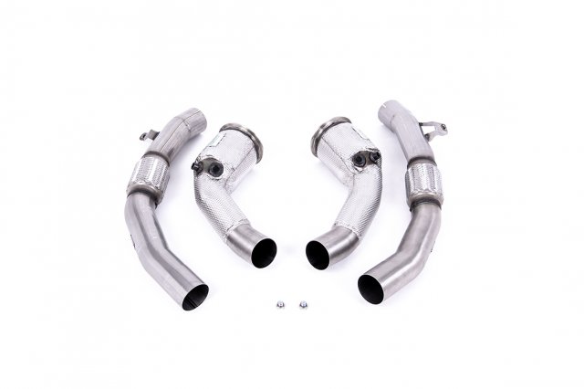 Milltek  Milltek Large-bore Downpipes and Cat Bypass Pipes for Audi S8 D5 4.0 TFSI V8 Saloon / Sedan (Non OPF/GPF US/