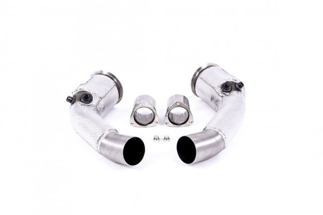 Milltek  Milltek Large Bore Downpipes and Hi-Flow Sports Cats for Audi S8 D5 4.0 TFSI V8 Saloon / Sedan (Non OPF/GPF