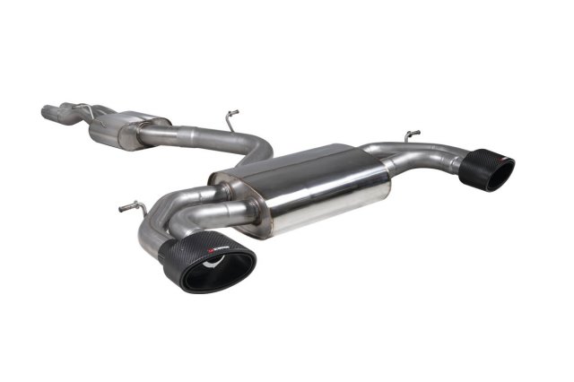 Scorpion  Scorpion Resonated cat-back system without valves for Audi RS3 8V Pre-Facelift (2015 - 2017) Ascari EVO tailpipe