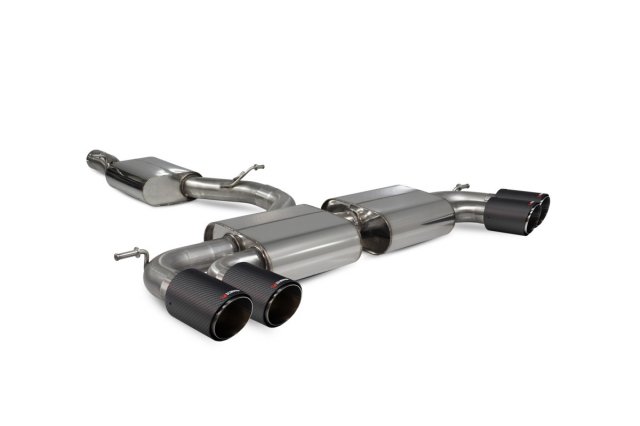Scorpion  Scorpion Resonated cat/gpf-back system without valves for Audi S3 3-Door/Sportback 8V (2013 - 2020) Ascari tailpipe