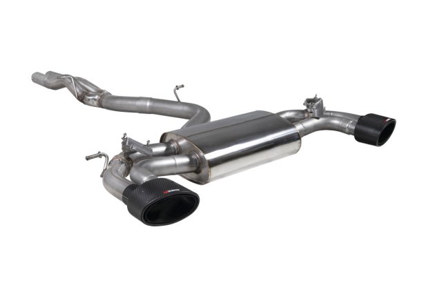 Scorpion  Scorpion Non-res cat-back system with valves for Audi RS3 8V Pre-Facelift (2015 - 2017) Ascari EVO tailpipe