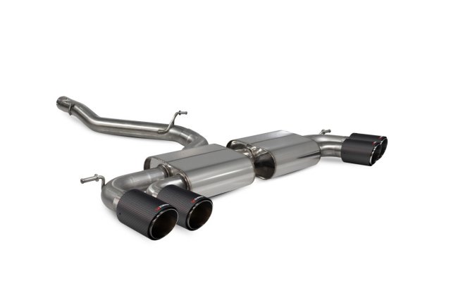 Scorpion  Scorpion Non-resonated cat/gpf-back system without valves for Audi S3 3-Door/Sportback 8V (2013 - 2020) Ascari tailpipe