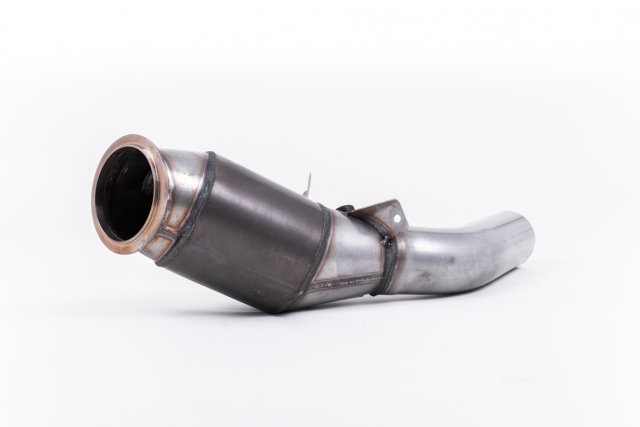 Large Bore Downpipe and Hi-Flow Sports Cat for BMW 4 Series F32 428i Coupé (Manual Gearbox? without Tow Bar? None xDrive & N2