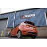 Resonated cat-back system for Ford Fiesta Ecoboost 1.0T 100,125 & 140 PS 2013 - 2017 Daytona tail pipe polished