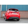 Resonated cat-back system for Ford Fiesta Ecoboost 1.0T 100,125 & 140 PS 2013 - 2017 Daytona tail pipe polished
