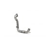 De-cat downpipe for Ford Fiesta ST-Line 1.0T Non GPF Model Only 2017 - 2019 tail pipe polished