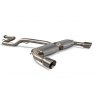 63.5mm/2.5" Non-resonated cat-back system for Ford Focus MK2 ST 225 2.5 Turbo 2006 - 2011 Daytona tail pipe polished