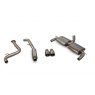 63.5mm/2.5" Resonated cat-back system for Ford Focus MK2 ST 225 2.5 Turbo 2006 - 2011 Daytona tail pipe polished