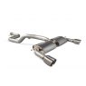 76mm/3" Non-resonated cat-back system for Ford Focus MK2 ST 225 2.5 Turbo 2006 - 2011 Daytona tail pipe polished