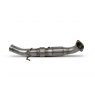 Downpipe with a high flow sports catalyst for Ford Focus MK3 RS Non GPF Model Only 2016 - 2019 tail pipe polished