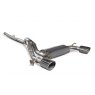 Cat-back system with electronic valve for Ford Focus MK3 RS Non GPF Model Only 2016 - 2019 Indy tail pipe polished