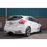 Resonated cat-back system for Ford Focus MK3 ST 250 Hatch Non GPF Model Only 2012 - 2019 Daytona tail pipe black ceramic