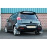 Non-resonated cat-back system for Mitsubishi Colt Z30 CZT/CZC 3 & 5 Door 1.5T 2004 - 2008 Daytona tail pipe polished