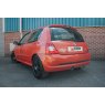 Resonated cat-back system for Renault Clio MK2 2.0 182 03-06 2003 - 2006 Daytona tail pipe polished