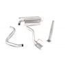 Non-resonated cat-back system for Vauxhall Astra GTC 1.4 Turbo 2009 - 2015 Daytona tail pipe polished