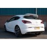 Non-resonated cat-back system for Vauxhall Astra J VXR Non GPF Model Only 2012 - 2019 OE Fitment tail pipe polished