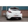 Non-resonated cat-back system for Vauxhall Corsa D VXR/Nurburgring 2007 - 2013 Daytona tail pipe polished