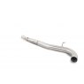 Non-resonated cat-back system for Volkswagen Golf MK5 R32 2005 - 2008 Daytona tail pipe polished