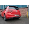 Non-resonated cat-back system for Volkswagen Golf MK7 Gti 2013 - 2016 Daytona tail pipe polished