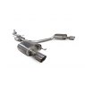 Resonated cat-back system for Audi A5 B8 2.0 TFSI 2012 - 2016 Daytona (twin) tail pipe polished