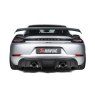 Tail pipe set (Titanium) - Black for Porsche 718 Cayman GT4 / Spyder - OPF/GPF - 2020 - 2022