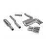 Resonated cat-back system for Mini Mini Cooper S F55, Non GPF Model 2014 - 2018 Daytona tail pipe